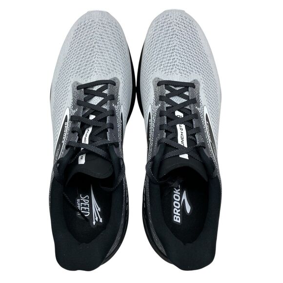 Brooks Running Shoes Mens 14 D Launch GTS 10 Black White Stability Road Trainer - Picture 11 of 14